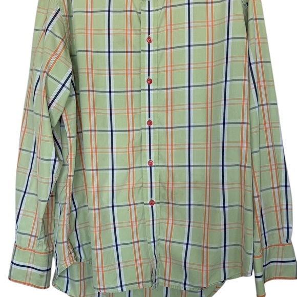 Robert Graham Men’s Sz L Plaid Long Sleeve Shirt Flip Cuffs - Picture 2 of 10